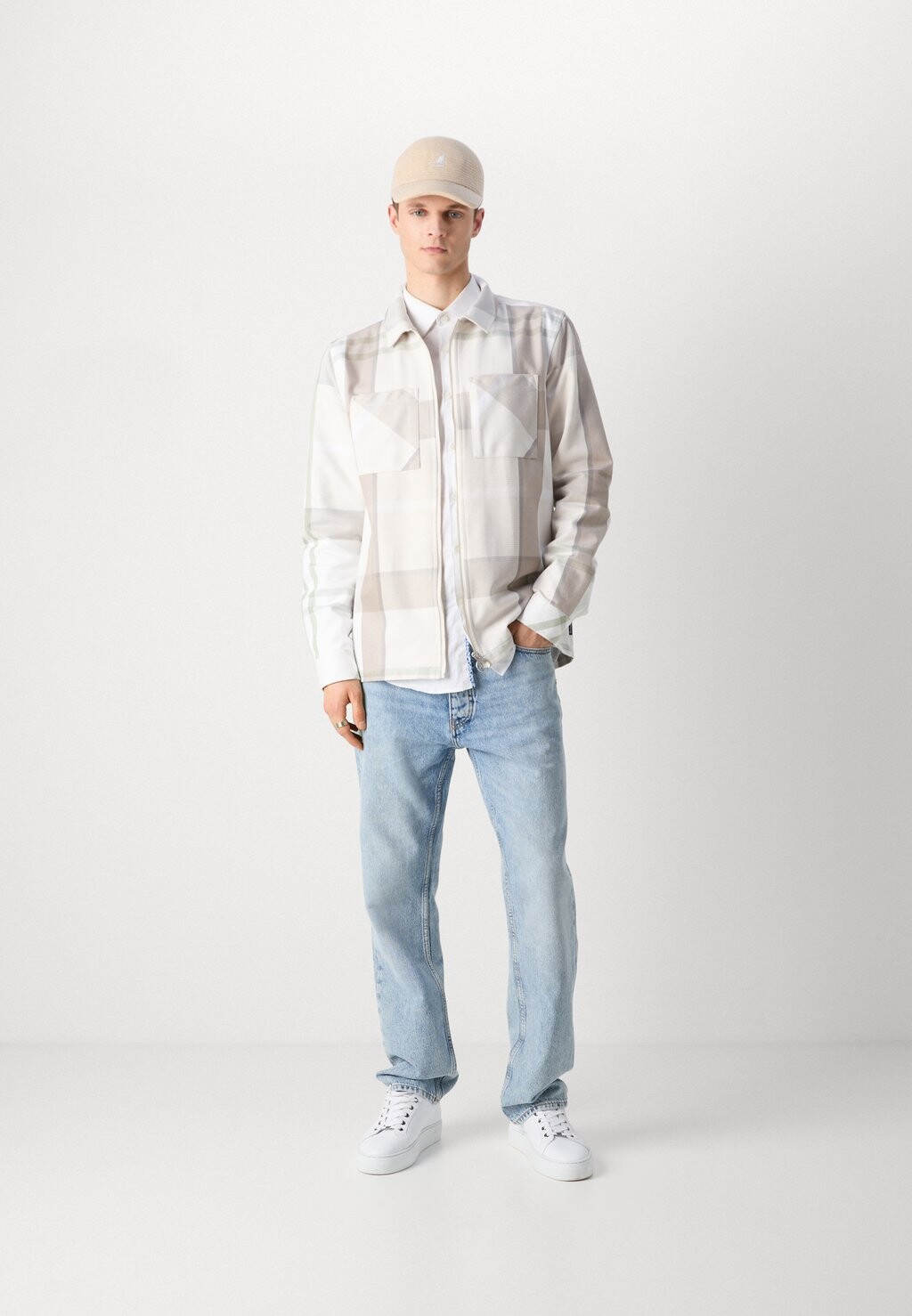 

Легкая куртка Ettrick Overshirt Barbour, солончаковый тартан