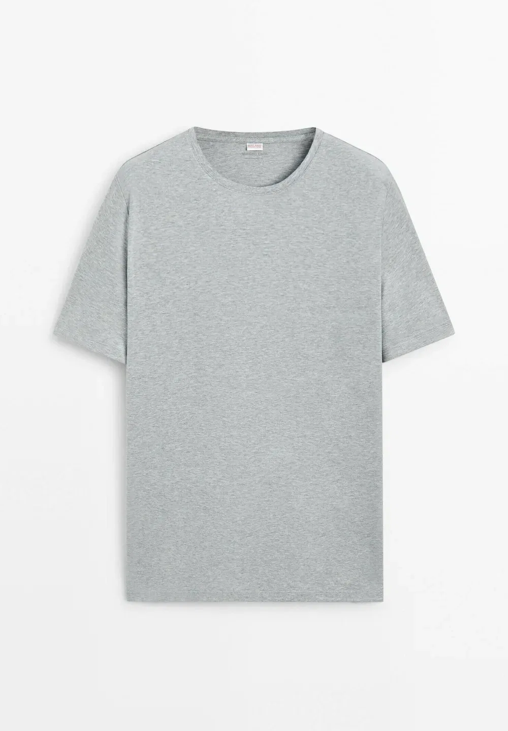 Пижамный комплект: пижамная кофта с короткими рукавами и полосатые брюки Massimo Dutti, Brown — фото 2
