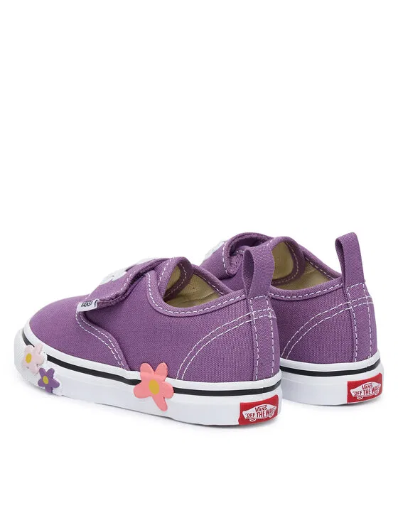 Кеды Authentic Elastic Lace Vans, фиолетовый — фото 3