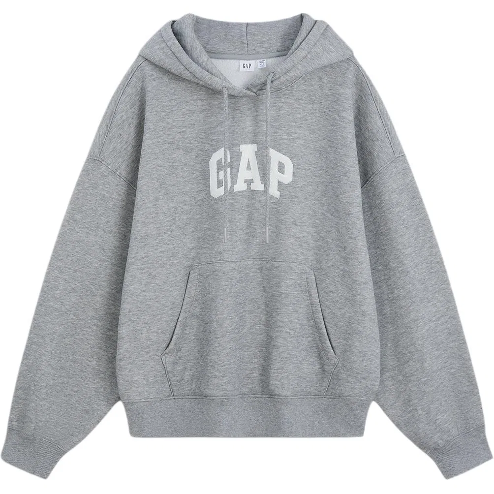 Женский худи с капюшоном, серый, GAP