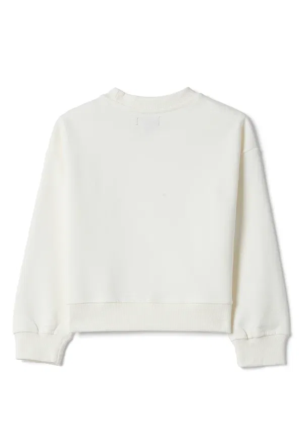 Худи с вышивкой Pure regular fit Ovs, Optical White, белый — фото 2
