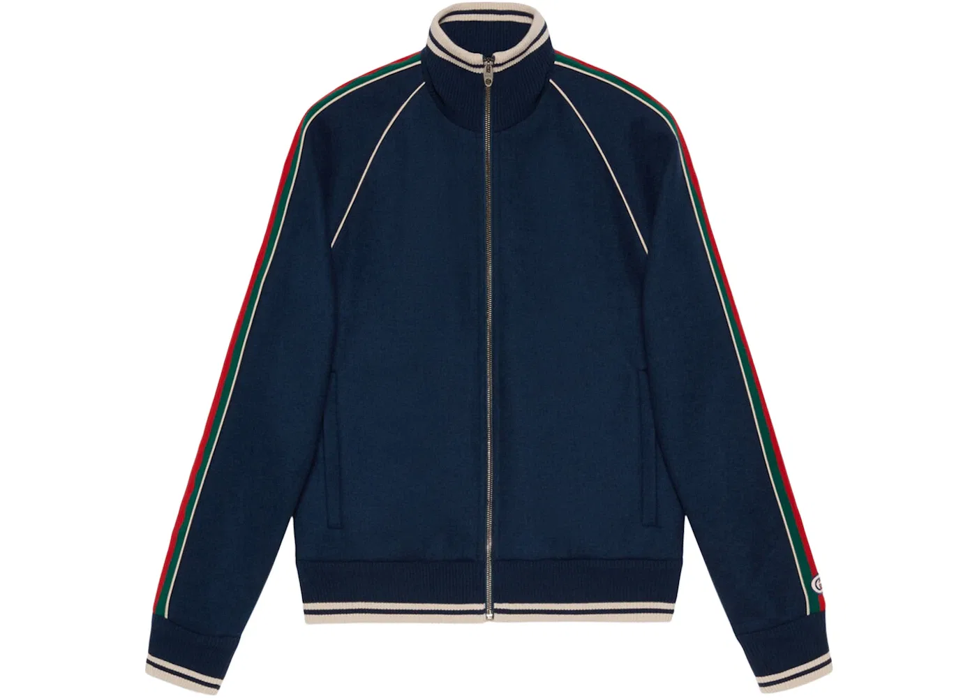 Мужская куртка-бомбер с застежкой-молнией Gucci Navy