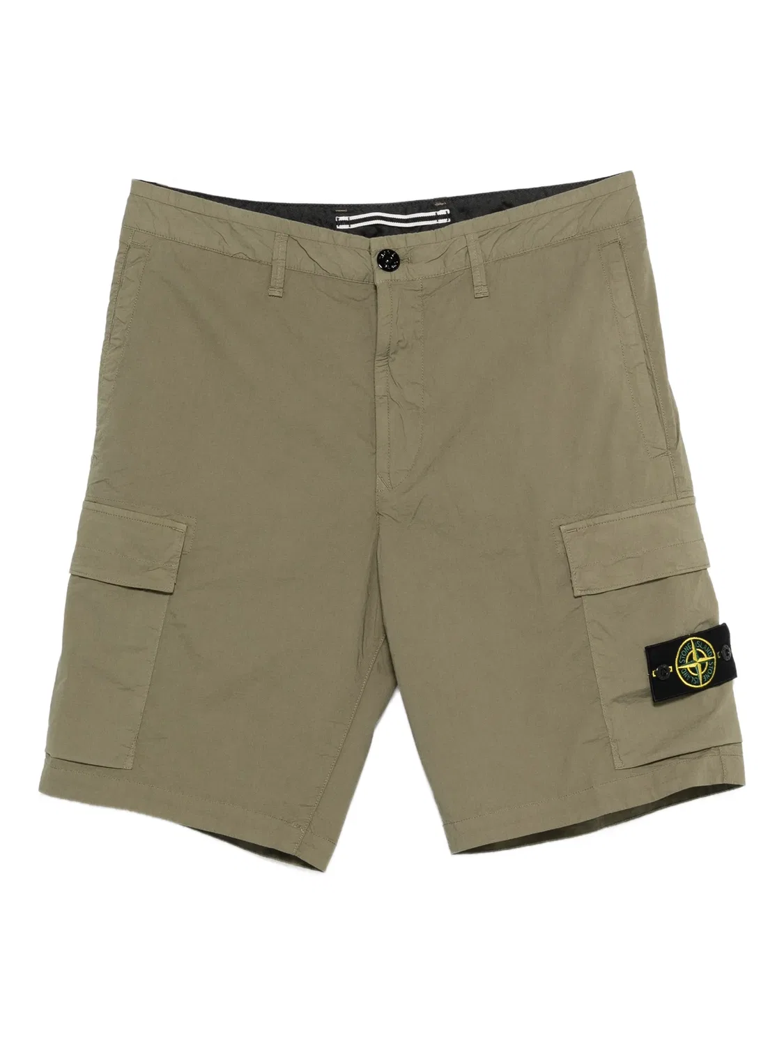 Шорты с карманами cargo Stone Island, зеленый