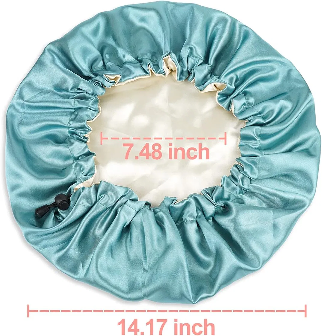 Шапочка для сна Satin Sleep Cap, CHORHA, 42 см, Green — фото 2