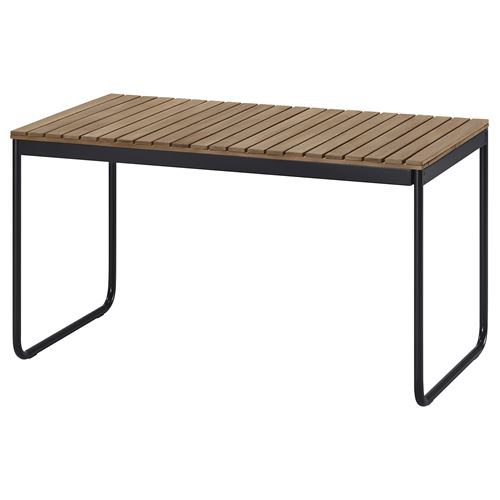 

Cадовый стол IKEA Vasman, 135/190x74 см, светло-коричневый