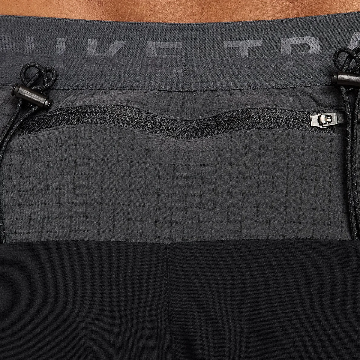 Мужские шорты для бега с принтом Nike Trail Second Sunrise, Black/Anthracite/Black/Summit White — фото 4