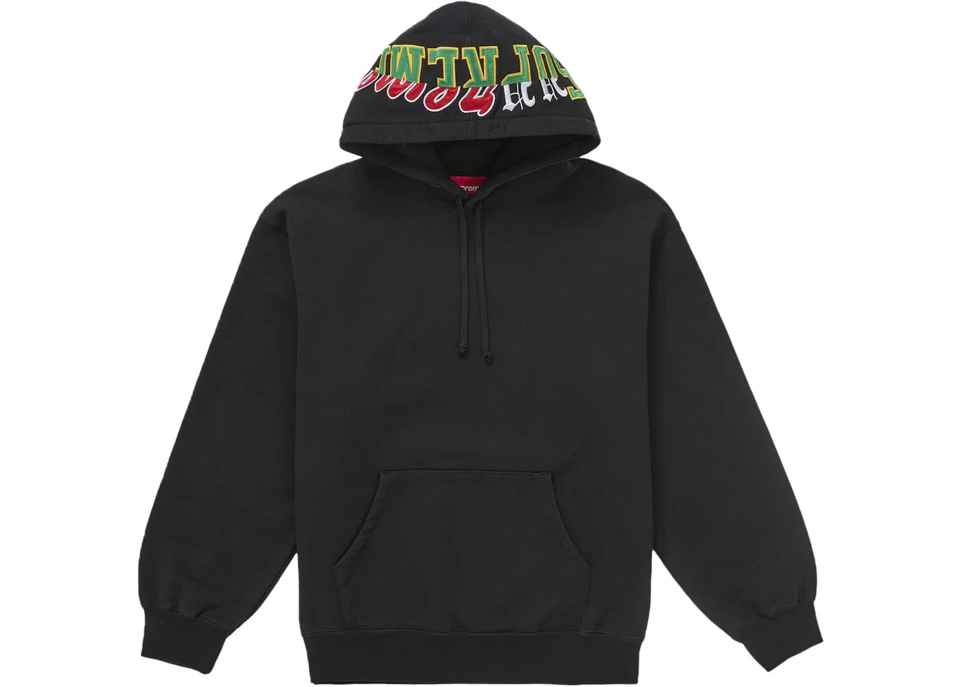 Мужская худи с принтом Supreme, Model Sweatshirt, Black