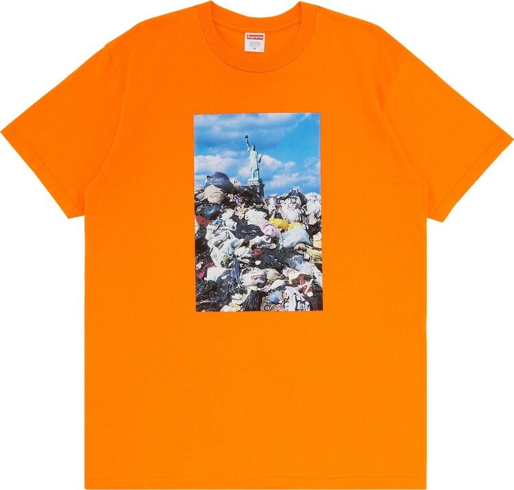 

Футболка Supreme Trash Tee 'Orange', оранжевый