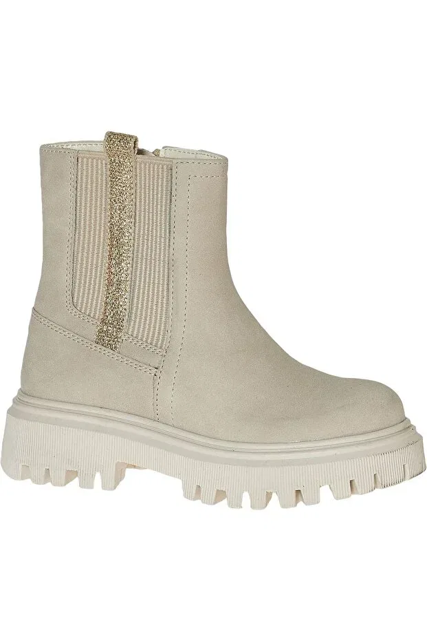 Детские ботинки для девочек с текстильным верхом Chelsea boots Graceland, Nude Color