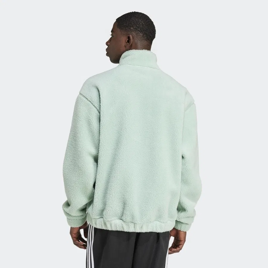 Мужская куртка с длинным рукавом Adidas IY2253 P Ess Fz, Зеленый — фото 2