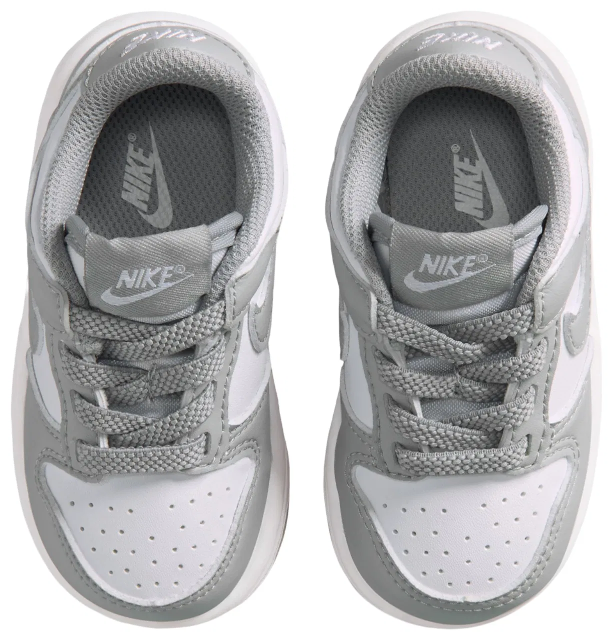 Кроссовки для мальчиков Dunk Low N BTE Nike, цвет White/Smoke Grey — фото 4