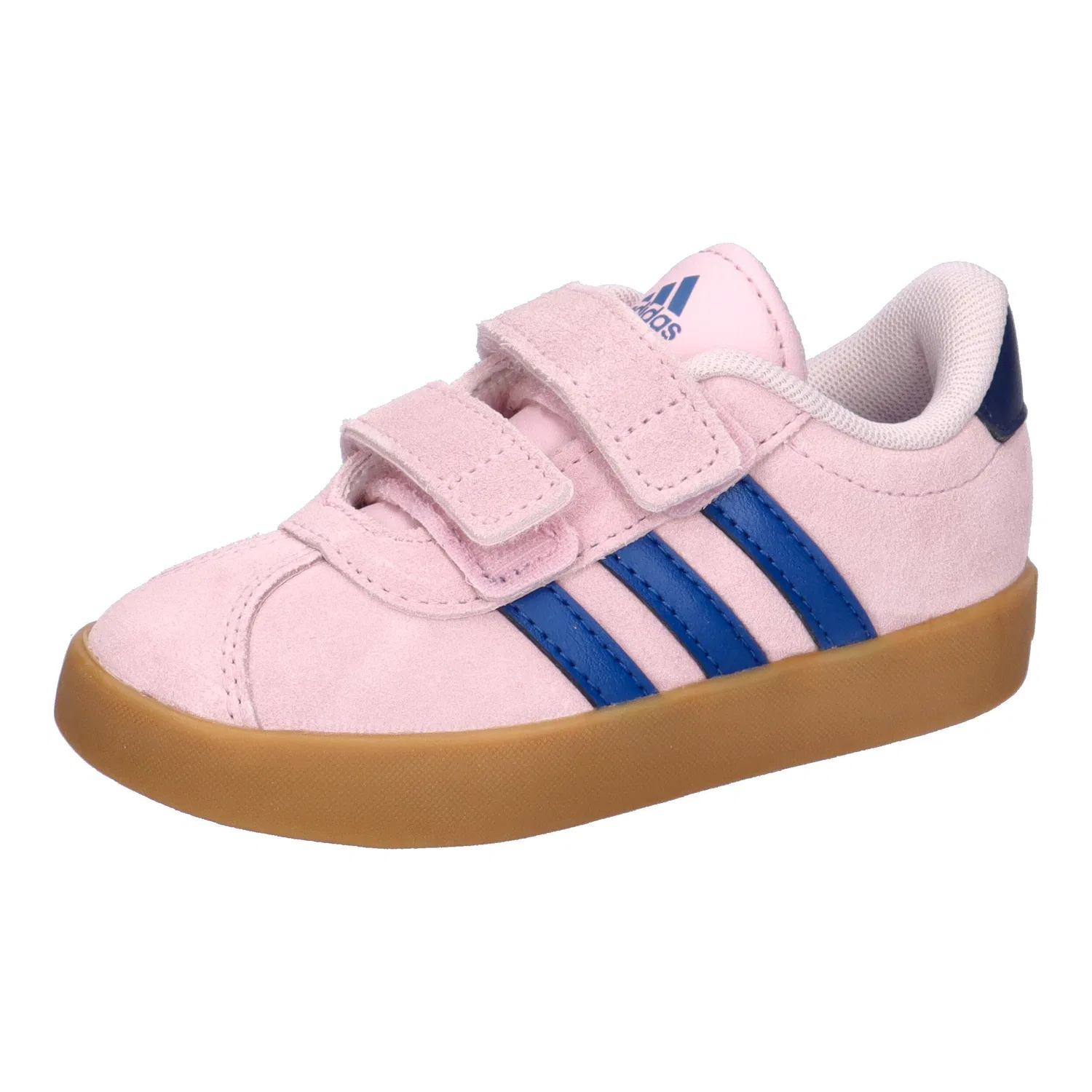 Детские кроссовки с липучками VL Court 3.0 CF I Adidas, Rosa Konigsblau Braun