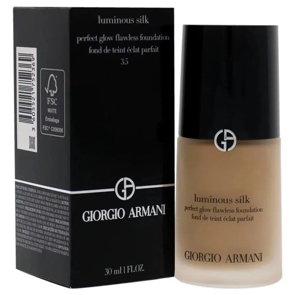 Тональный крем «Luminous Silk Foundation» от Giorgio Armani Giorgio Armani, 3.5-Light To Medium, Olive — фото 2
