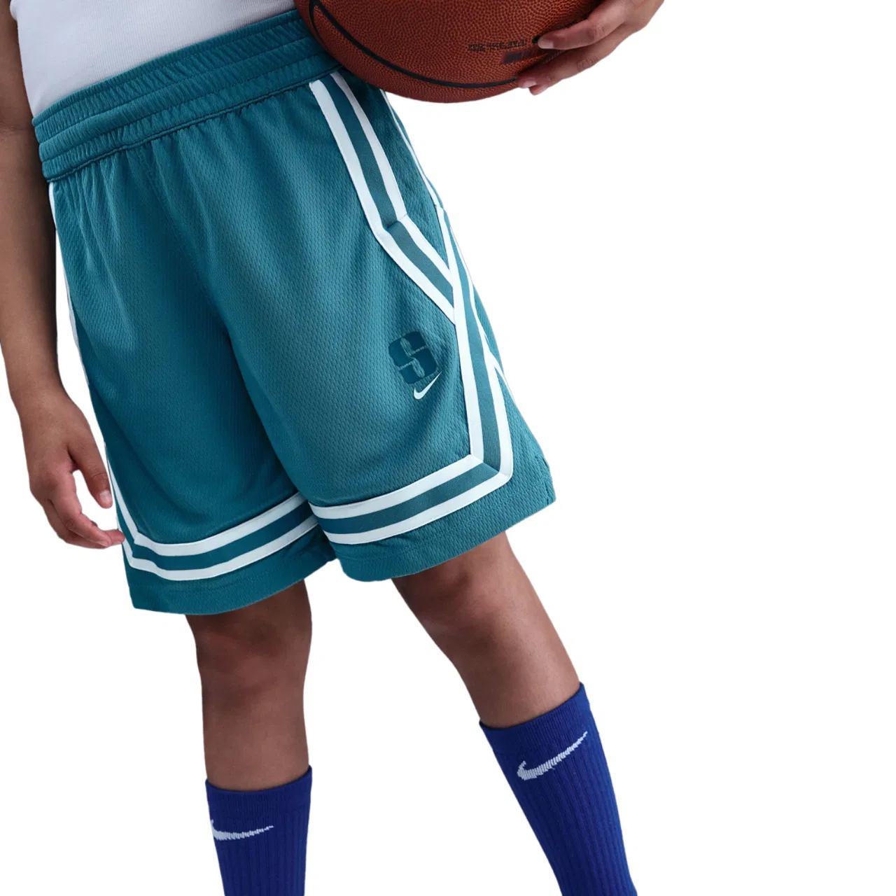 Шорты для девочек Dri-FIT Crossover Nike, цвет Rift Blue/Blue Force