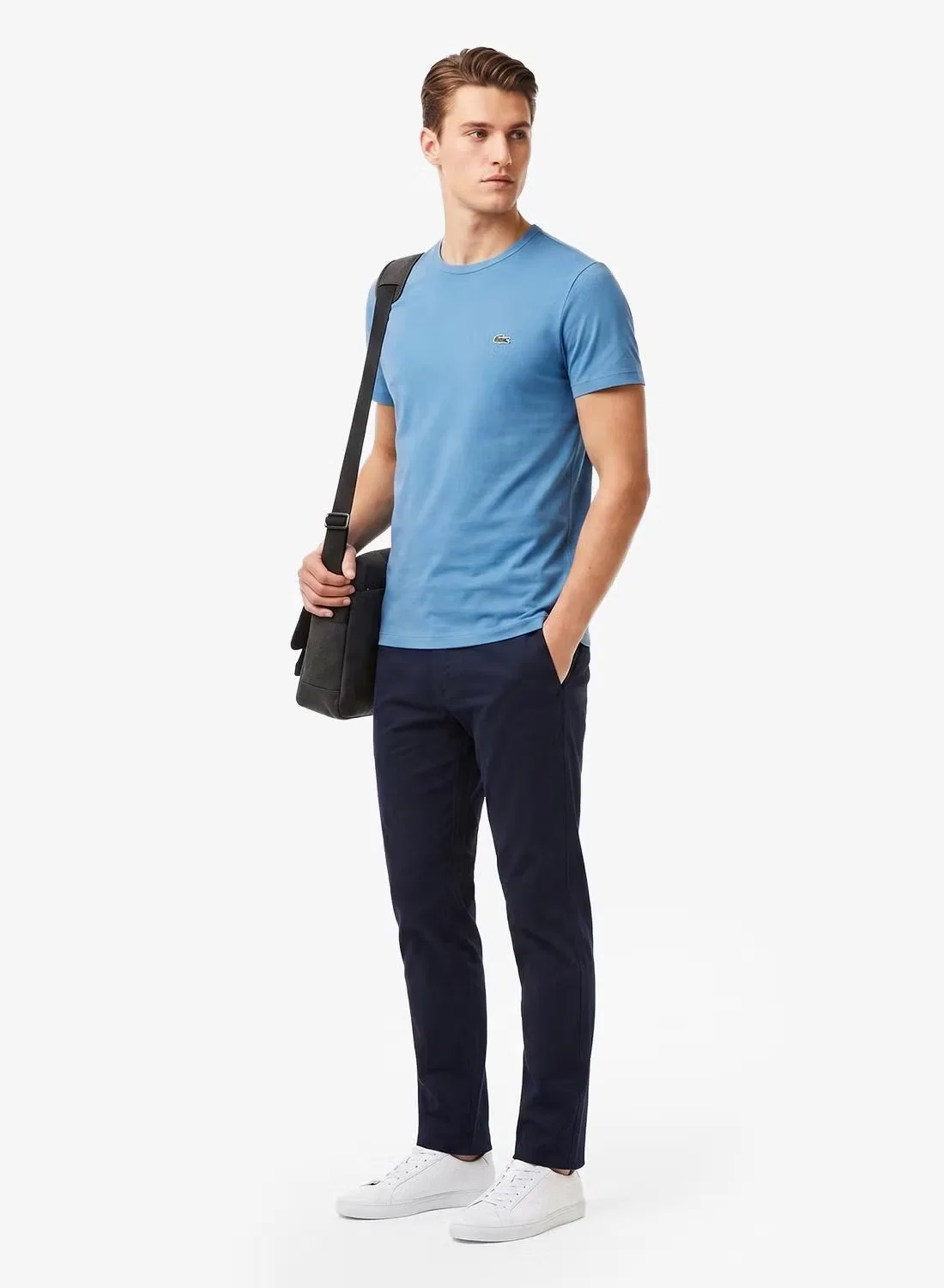 Футболка с коротким рукавом Core essential Lacoste, синий — фото 2