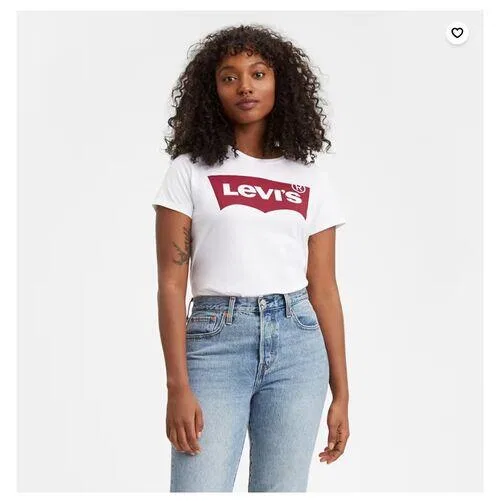 Женская футболка с коротким рукавом Levi's 17369-0053, Weiß — фото 3