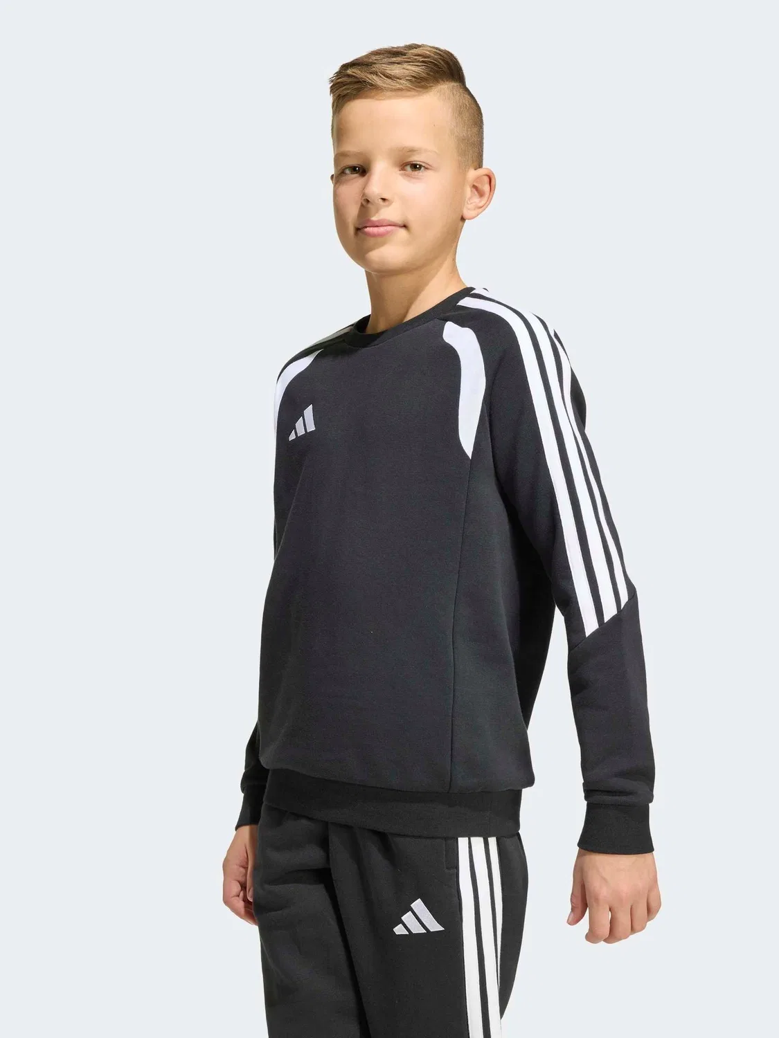Свитшот футбольный Tiro 26 League adidas, черный — фото 3