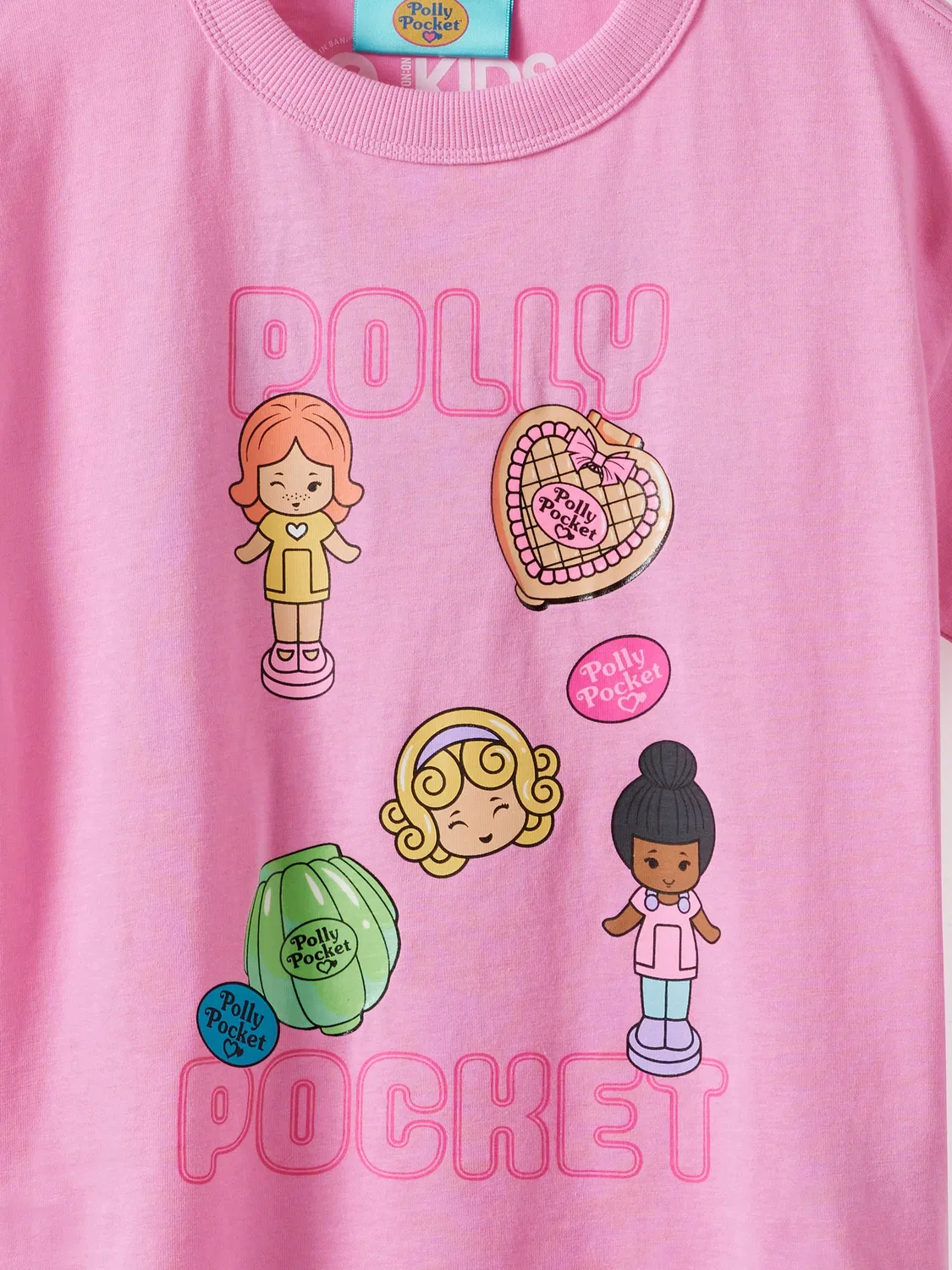 Футболка с принтом Polly Pocket, свободная посадка Cotton On, белый — фото 2