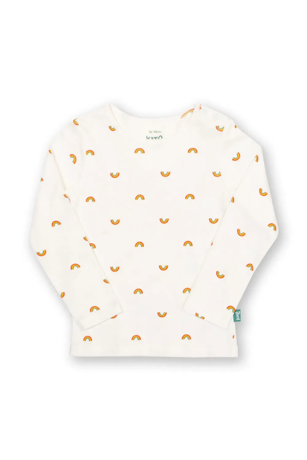 Детская футболка с принтом Little Rainbow Kite, Cream