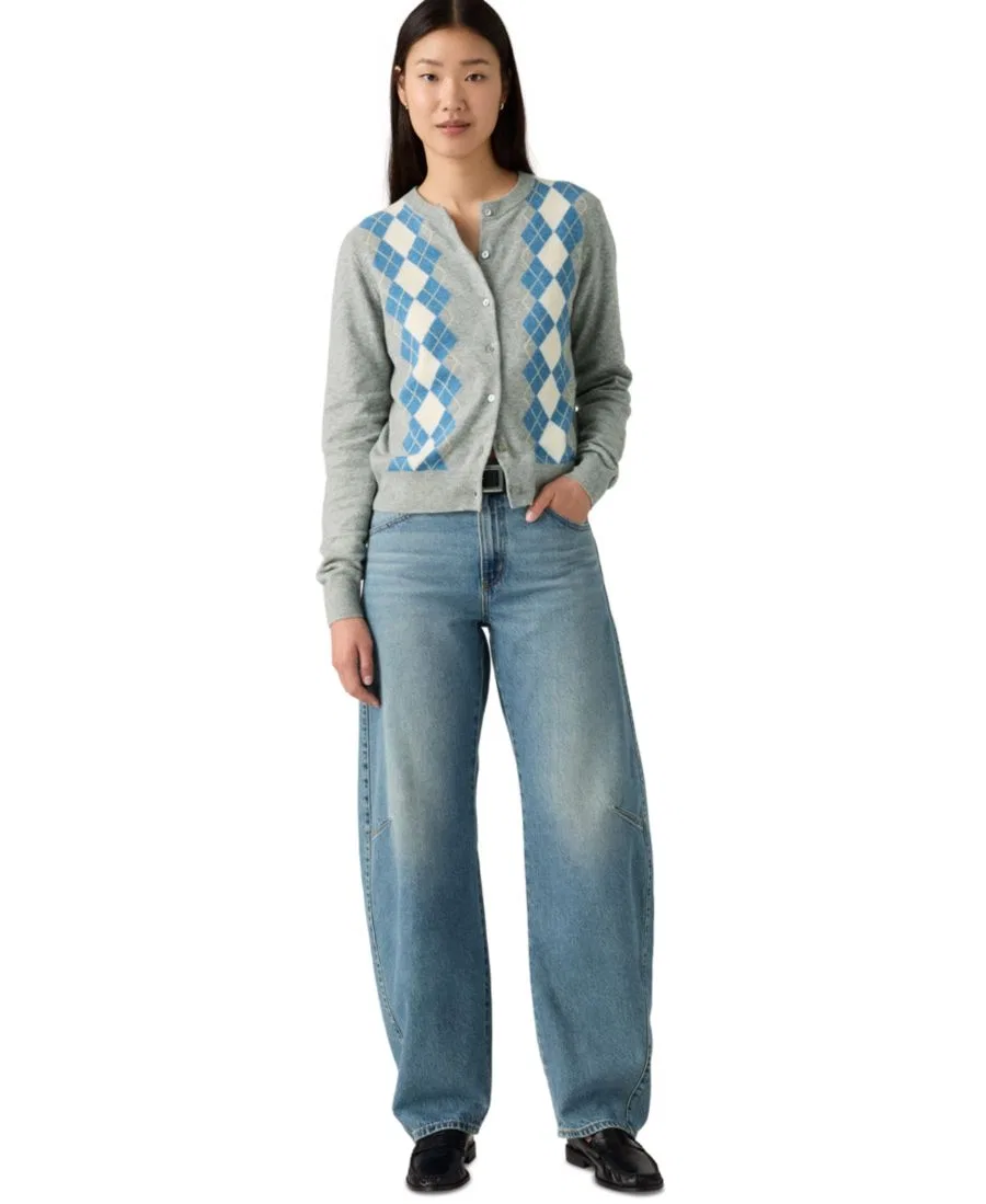 Джинсы-бабочка с широкой штаниной Levi's, Easy Days Barrel — фото 3