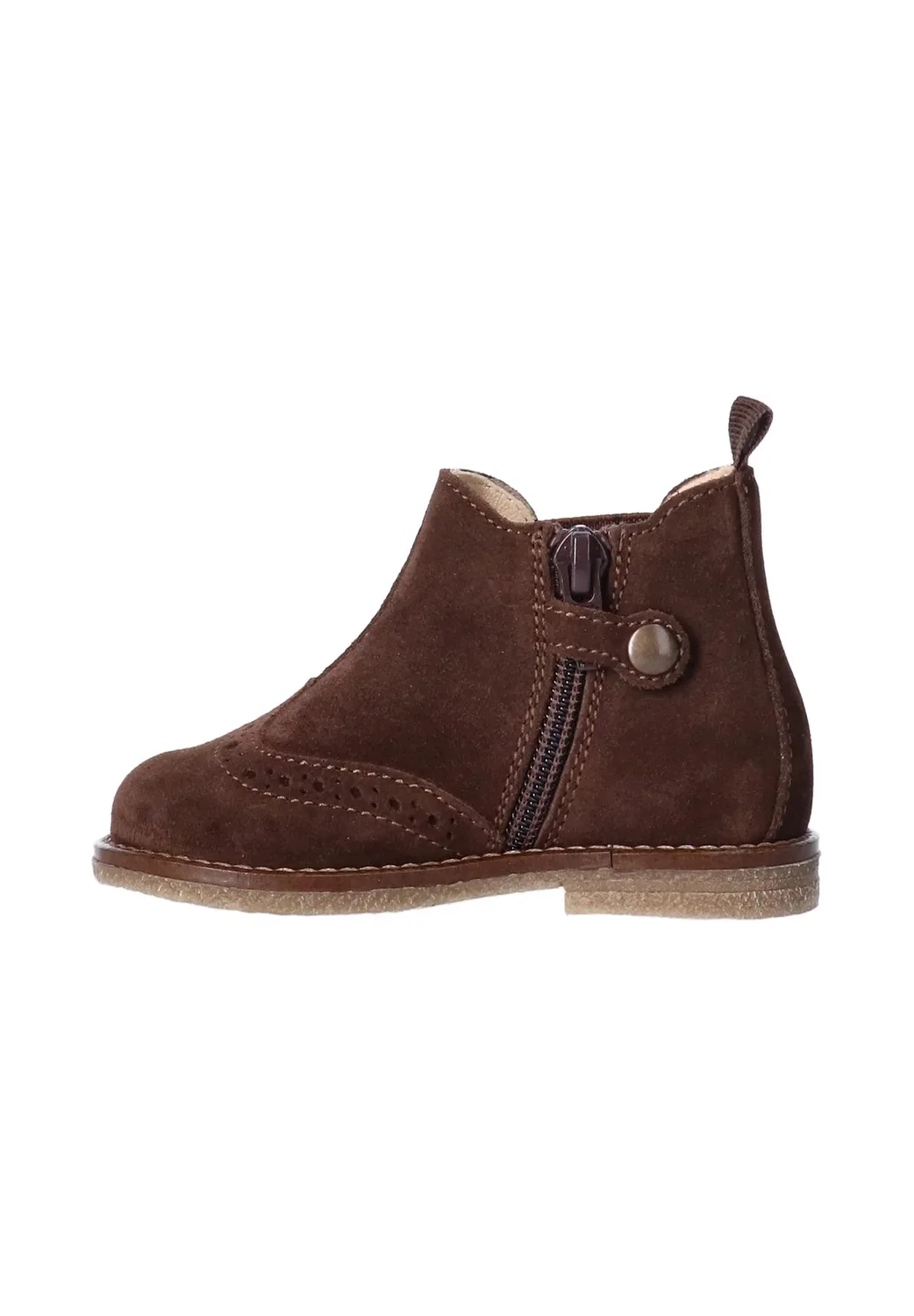 Stivaletti da bambino con elastico scozzese - детская обувь Walkey, Marrone