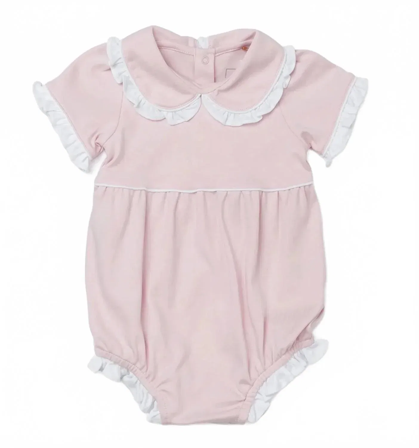 Детский боди-комбинезон для девочек хлопковый Council Bubble Romper lila + hayes, Light Pink — фото 2