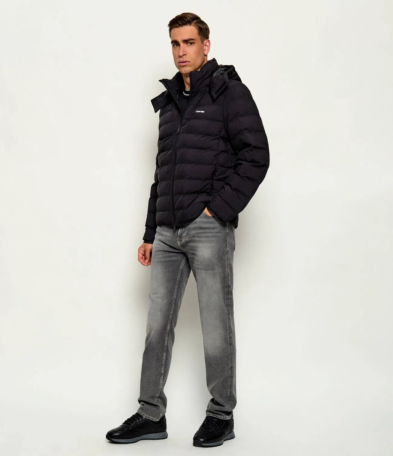 Джинсы Regular Fit H-Ogden Boss, Grigio — фото 2
