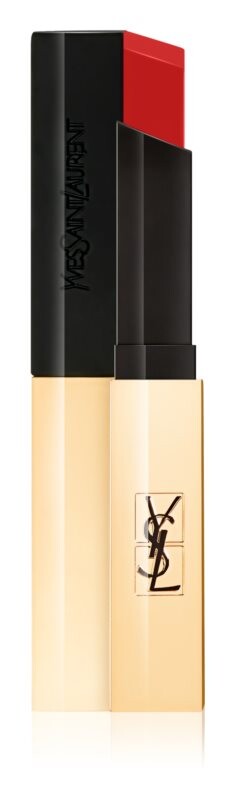 

Тонкая матовая помада с замшевым финишем Yves Saint Laurent Rouge Pur Couture The Slim, оттенок 28 True Chili 2,2 г