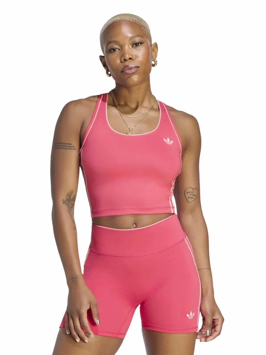 Спортивная футболка ADIDAS PERFORMANCE малинового цвета — фото 2