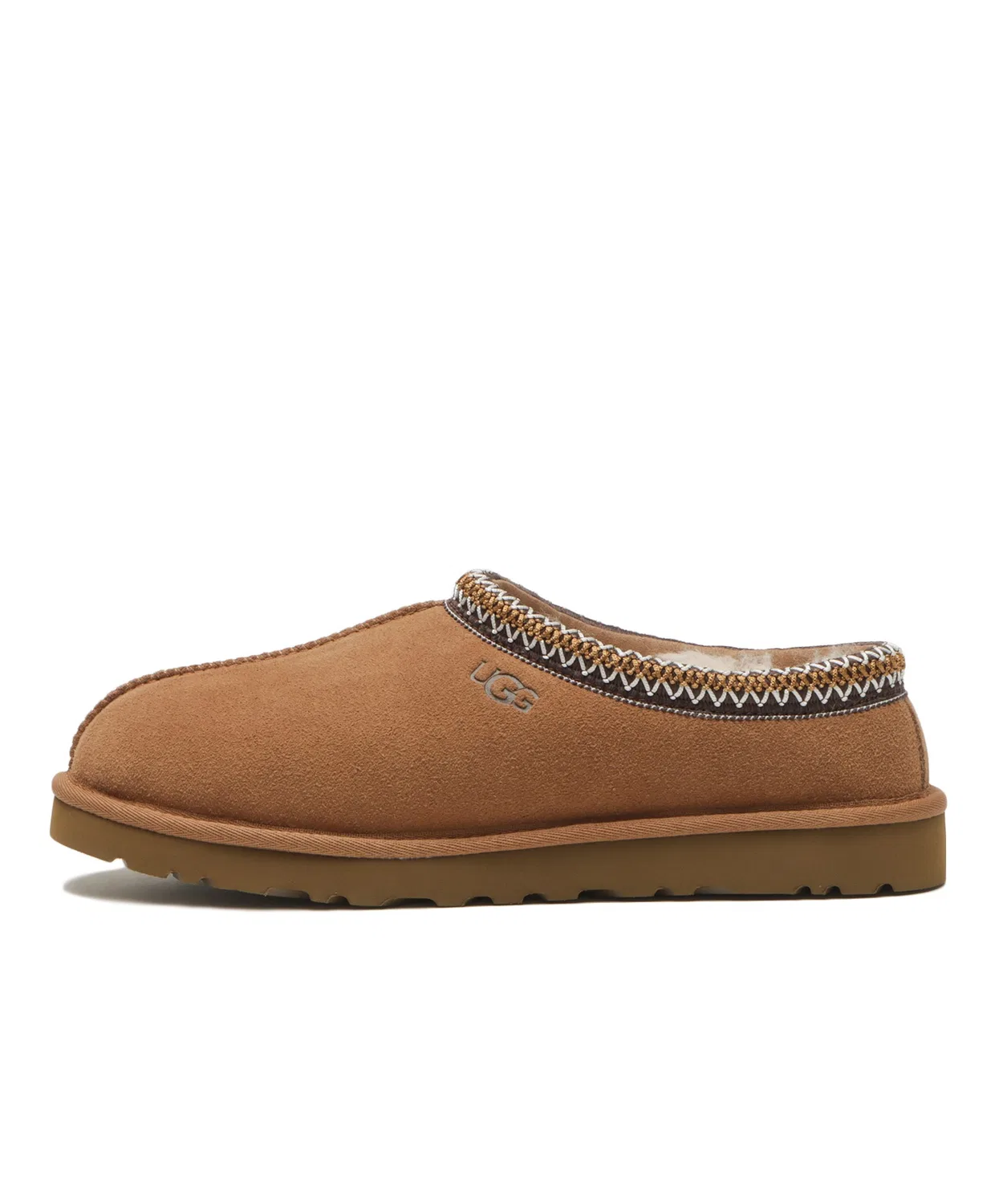 Тапочки UGG TASMAN II из замши и овчины, коричневые