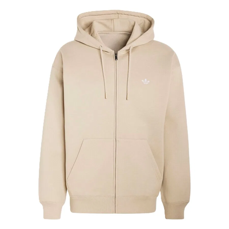 Худи на молнии ADIDAS ORIGINALS 'ESS' в цвете Kitt