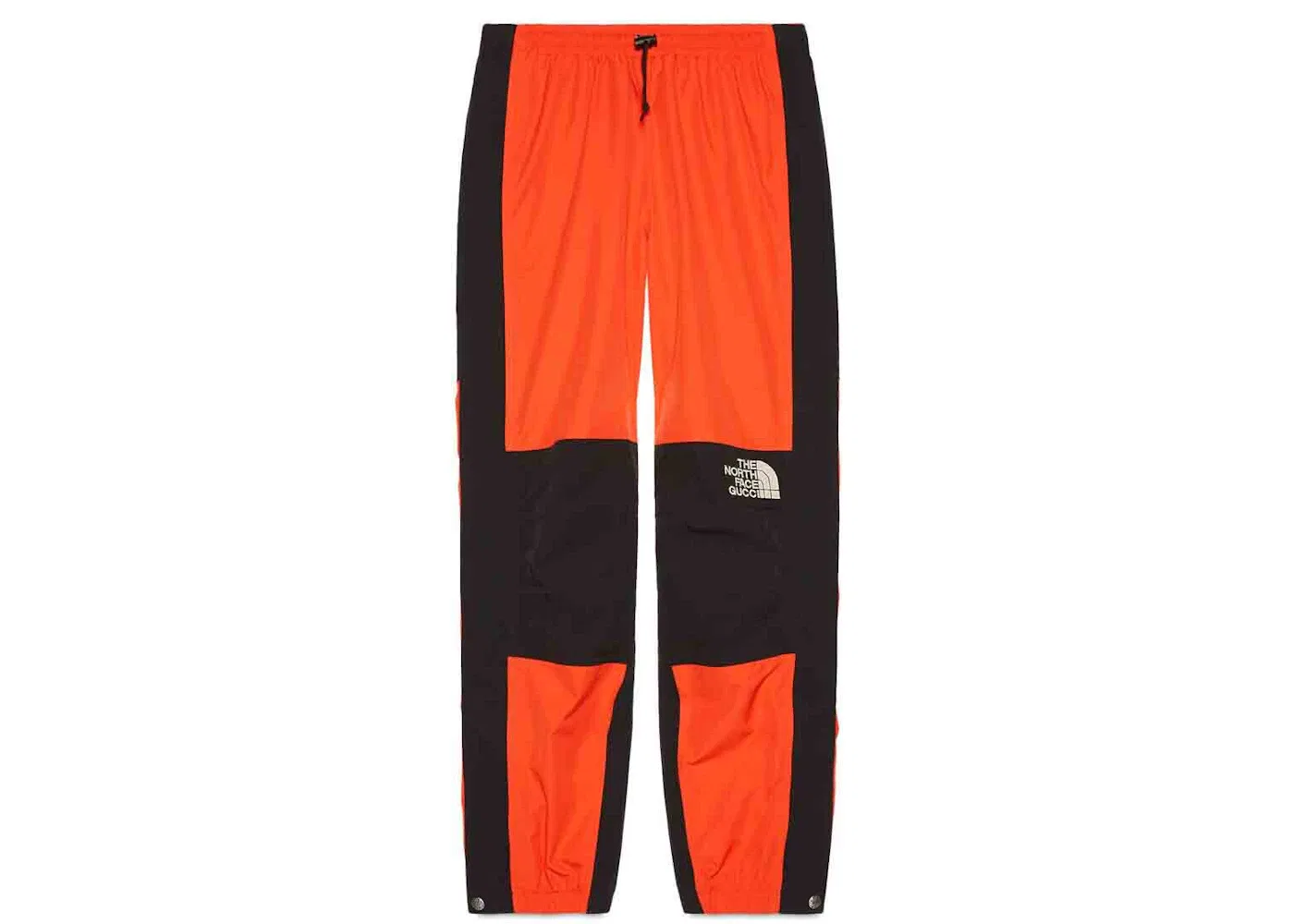 Мужские штаны из нейлона с принтом Pant Gucci, Orange/Black