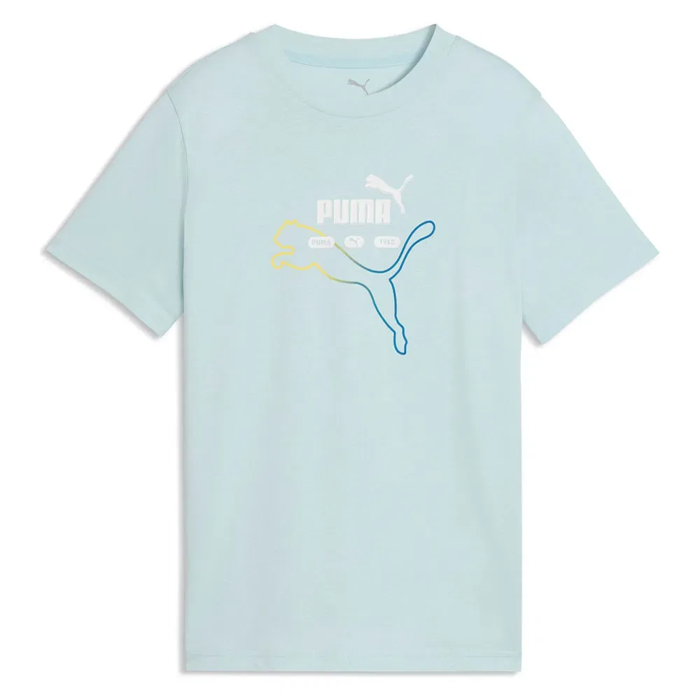 Футболка Puma Ess Logo Lab Summer short sleeve, синий