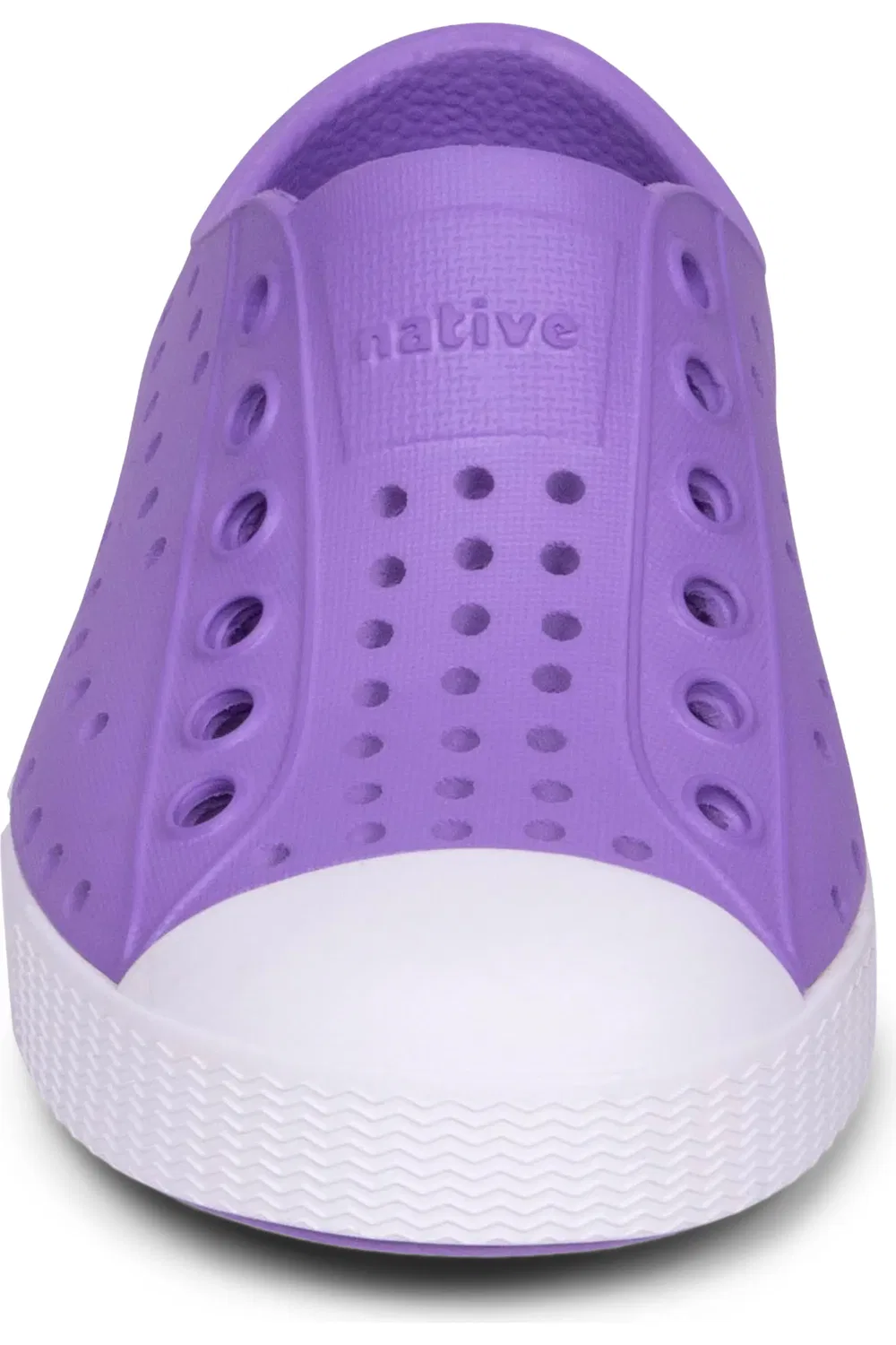 Кеды детские водонепроницаемые Jefferson Slip-On Native Shoes, Twilight Purple/Shell White — фото 4