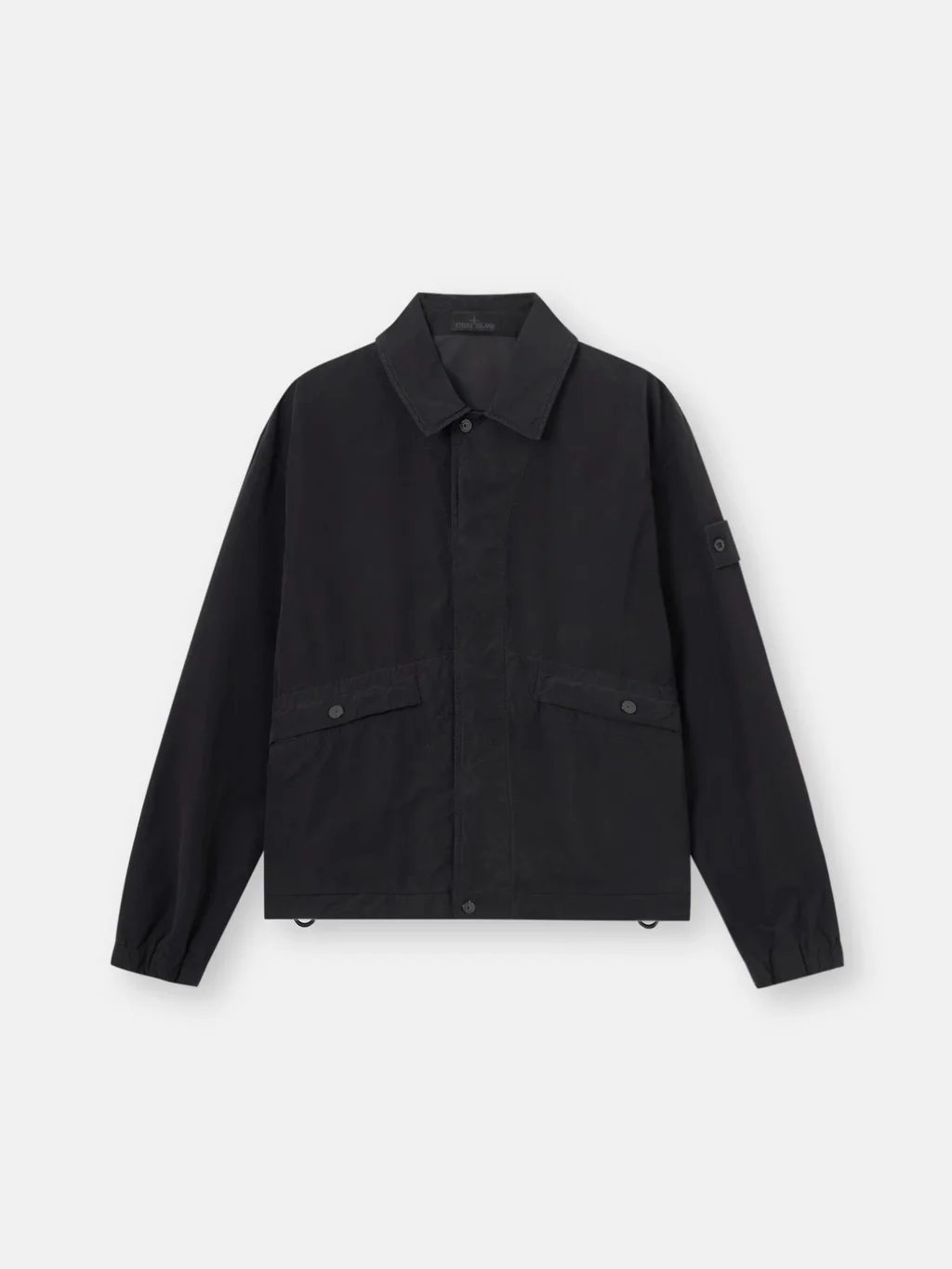 Мужская куртка Stone Island With Anti-drop Finish, черный — фото 2