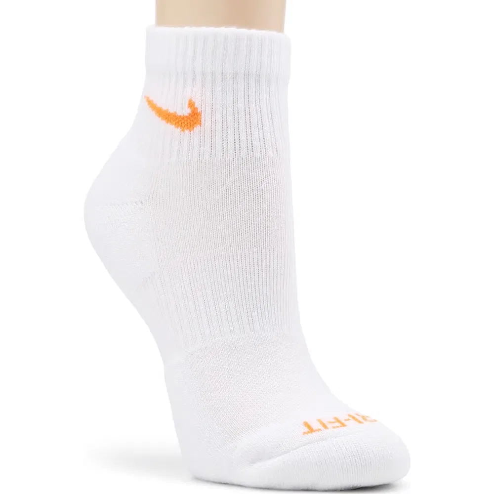 Набор из 6 пар средних повседневных носков с амортизацией до щиколотки Nike, White/Multi — фото 4