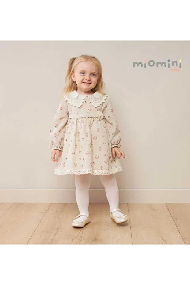 Детское платье для девочек хлопковое My Mio Baby, Beige