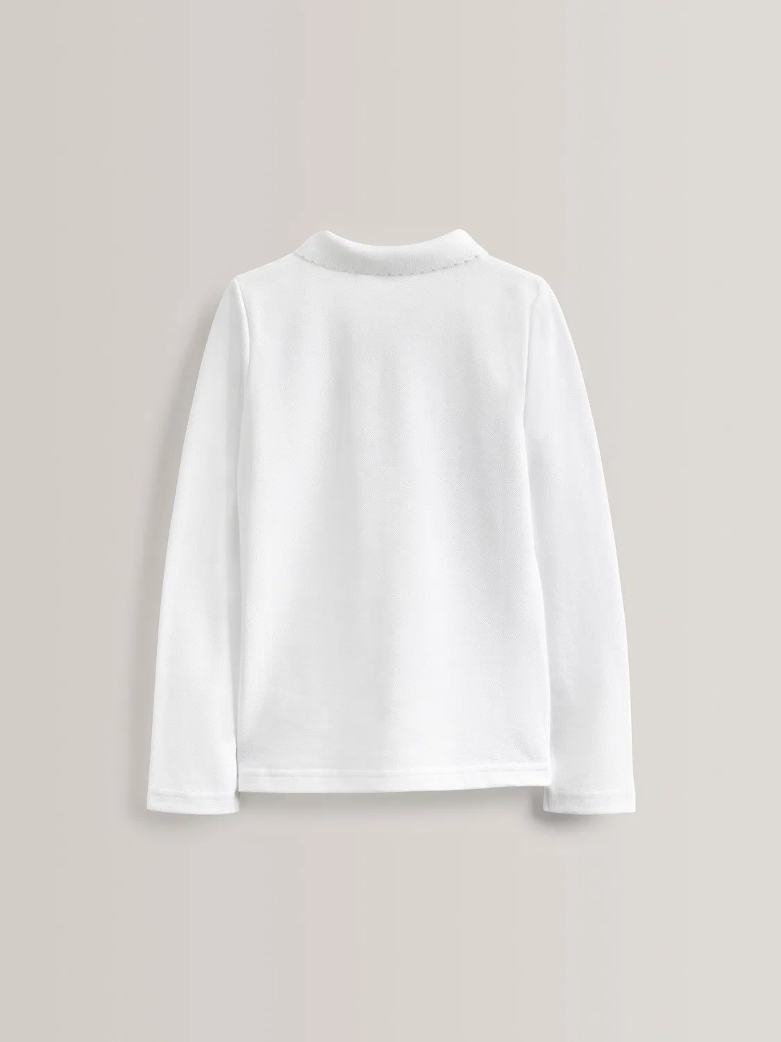 Школьная рубашка-поло, 5 шт., Slim Fit, хлопок 100% Next, белый — фото 3