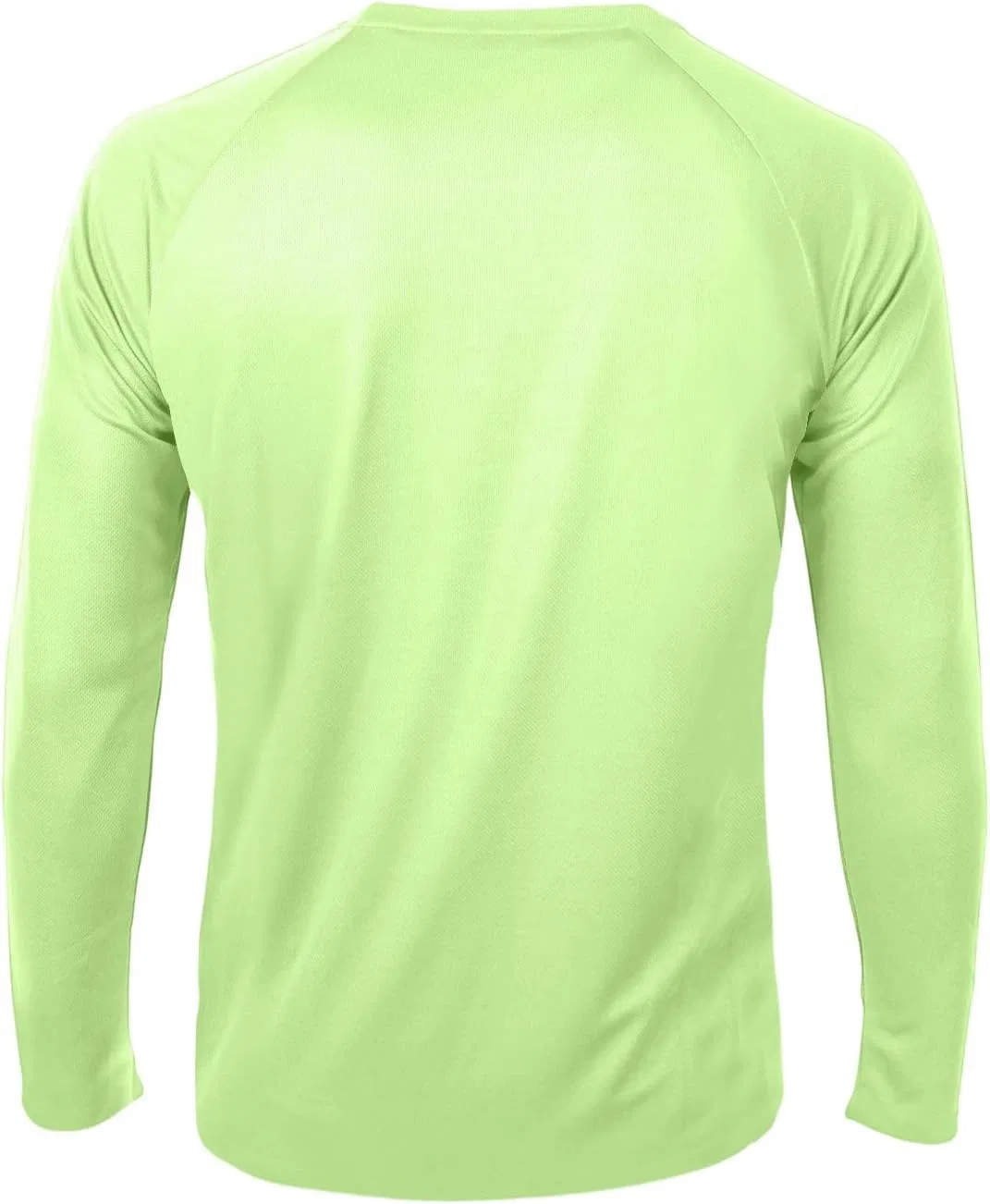 Мужская длинная футболка с круглым вырезом, Light Green — фото 2