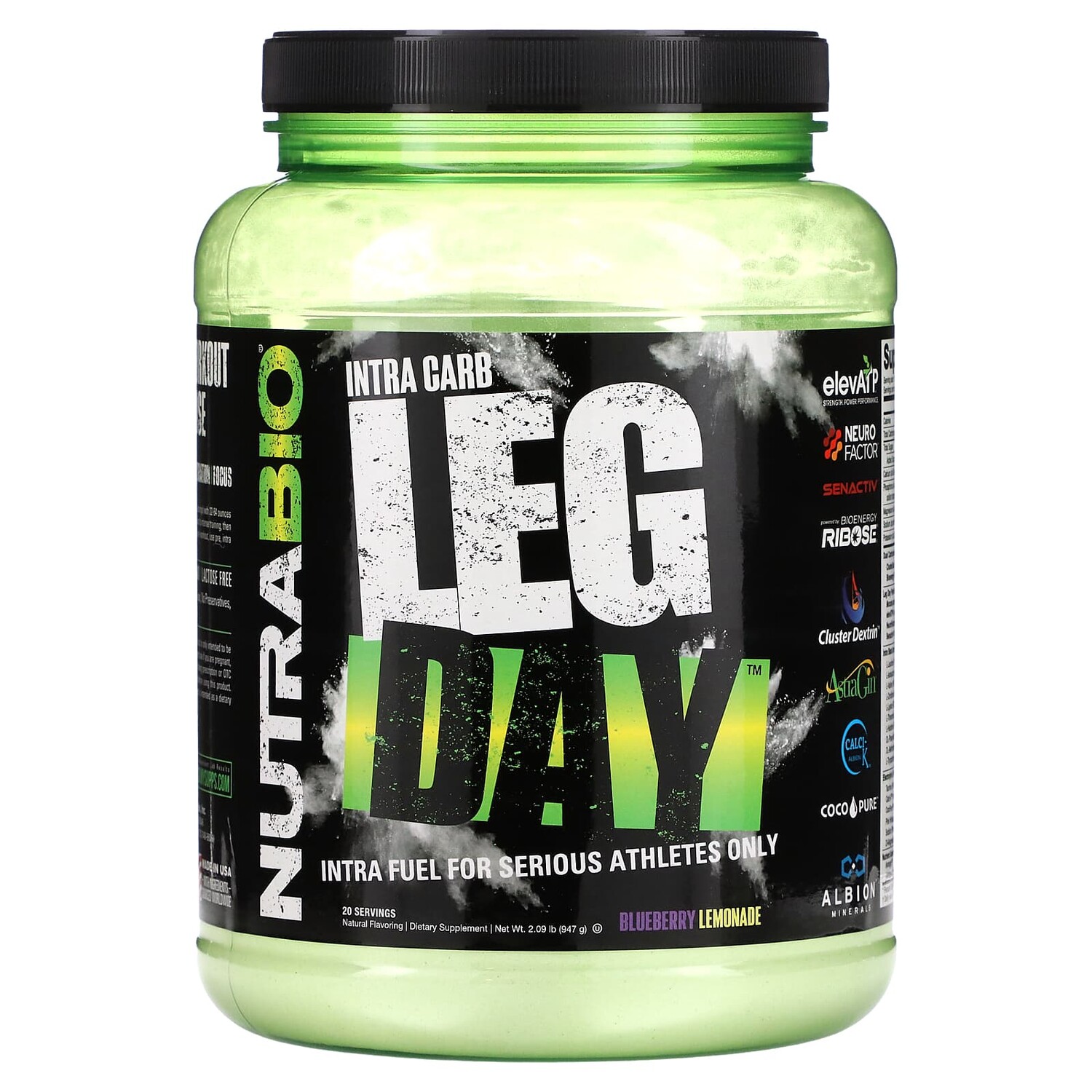 

Добавка Nutrabio Labs Intra Carb Leg Day, черничный лимонад, 947 г