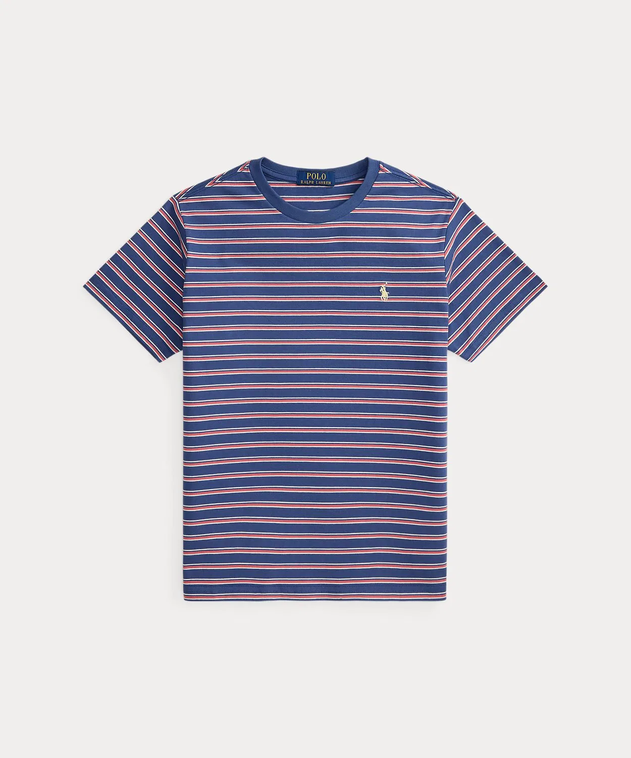 Детская футболка с коротким рукавом в полоску Polo Ralph Lauren Childrenswear, Blue