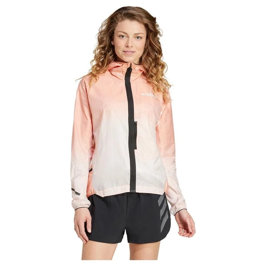 Женская ветровка с длинным рукавом W XPR LIGHT WW adidas, Оранжевый