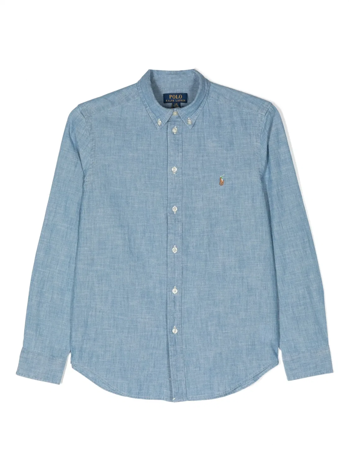 Джинсовая рубашка с длинными рукавами Polo Ralph Lauren, синий