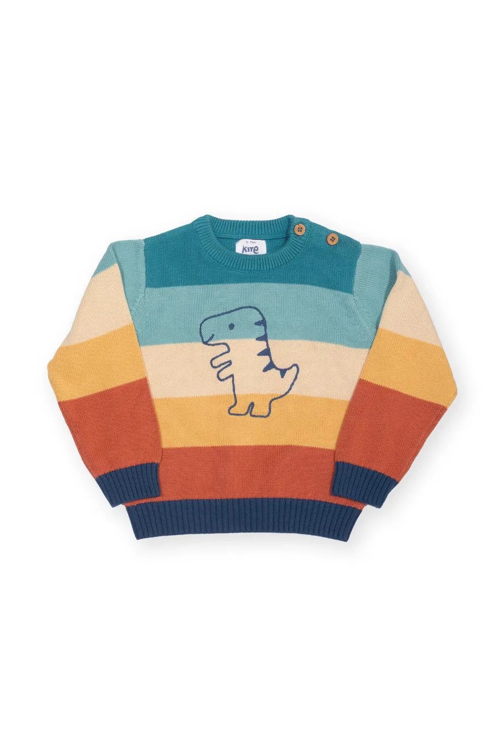 Детский джемпер с принтом Diddy Dino Kite, Multi