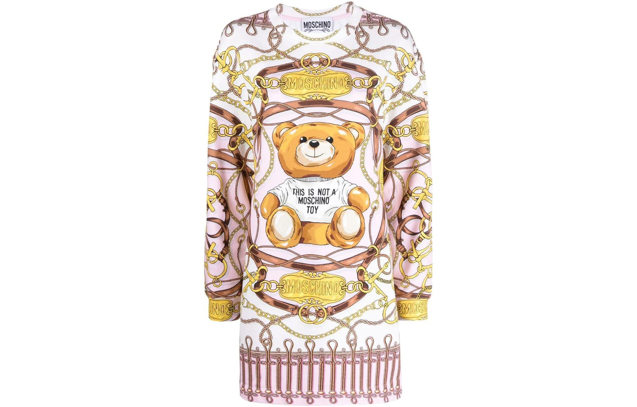 

MOSCHINO Женские платья с длинным рукавом rose pink