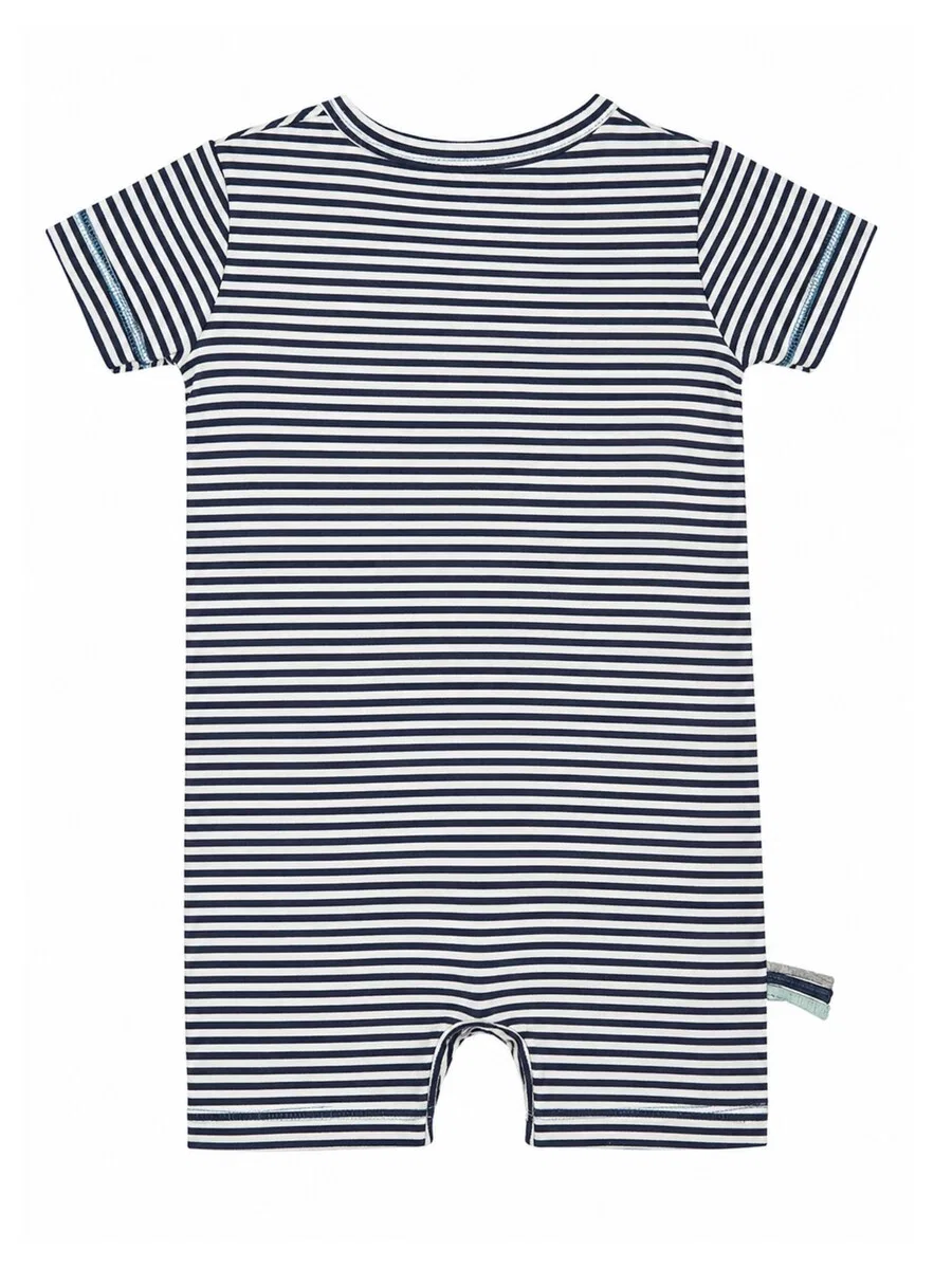 Комбинезон/боди OrganicEra 'OrganicEra Organic Baby Romper, Striped', цвет индиго — фото 2
