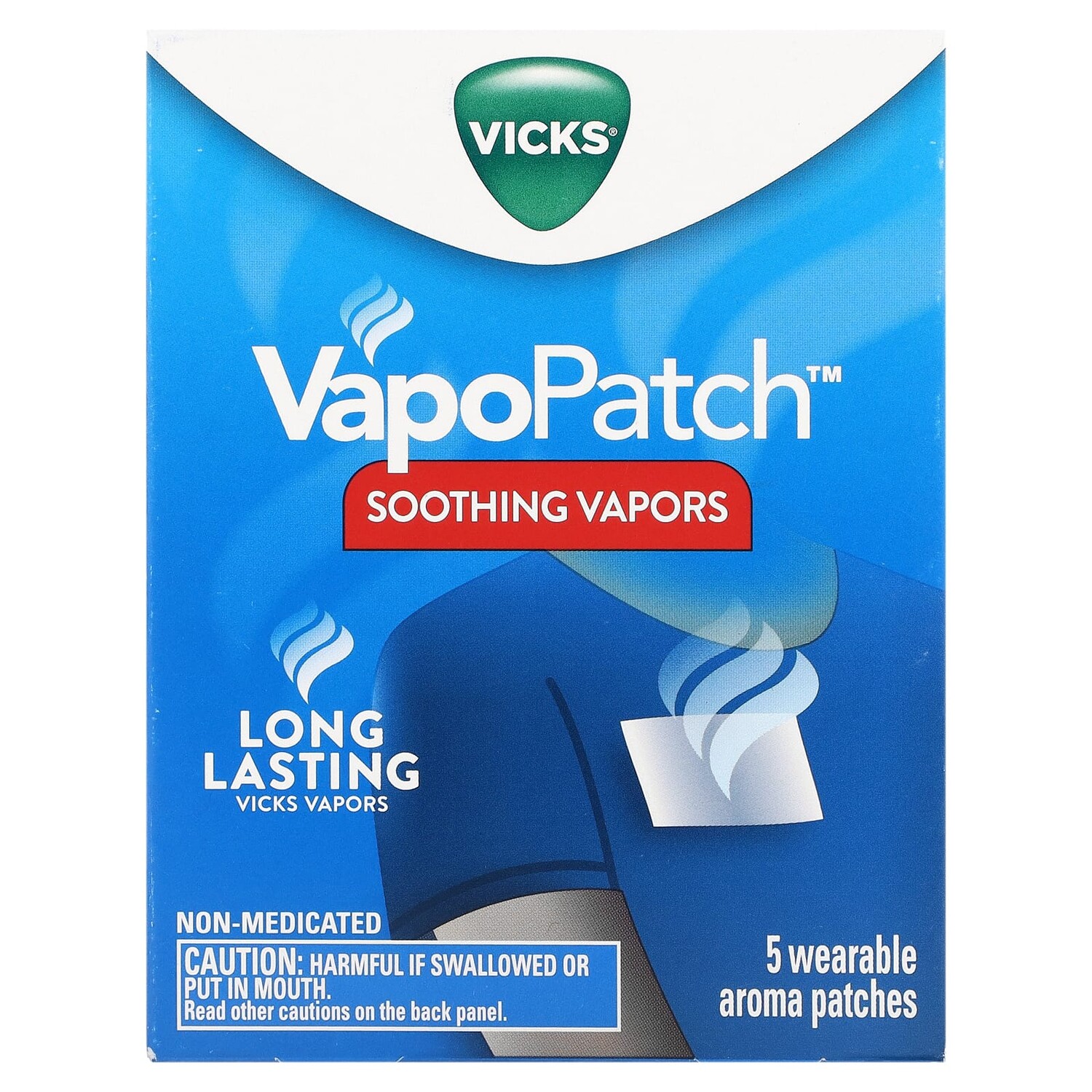 

Патчи Vicks Soothing Vapors с ароматом, 5 патчей