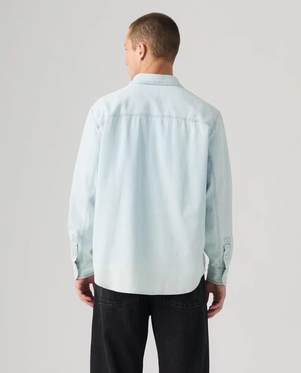 Мужская рубашка с длинным рукавом, Vaquera, Levi's, голубой — фото 2