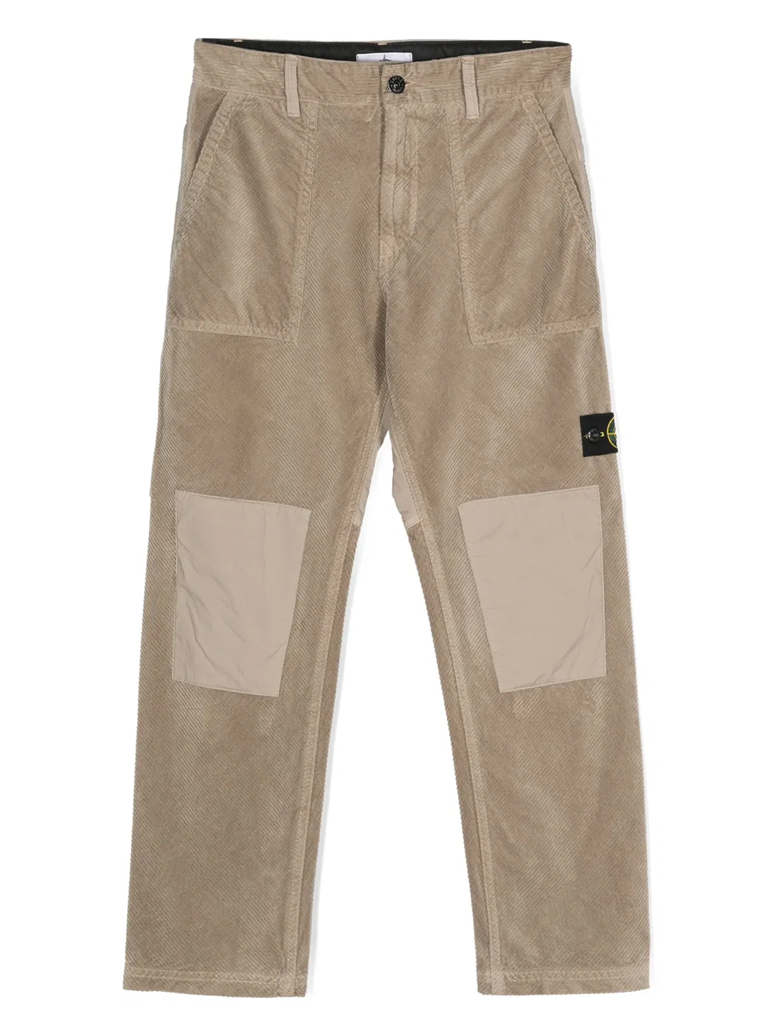 Stone Island Темно-серые вельветовые брюки