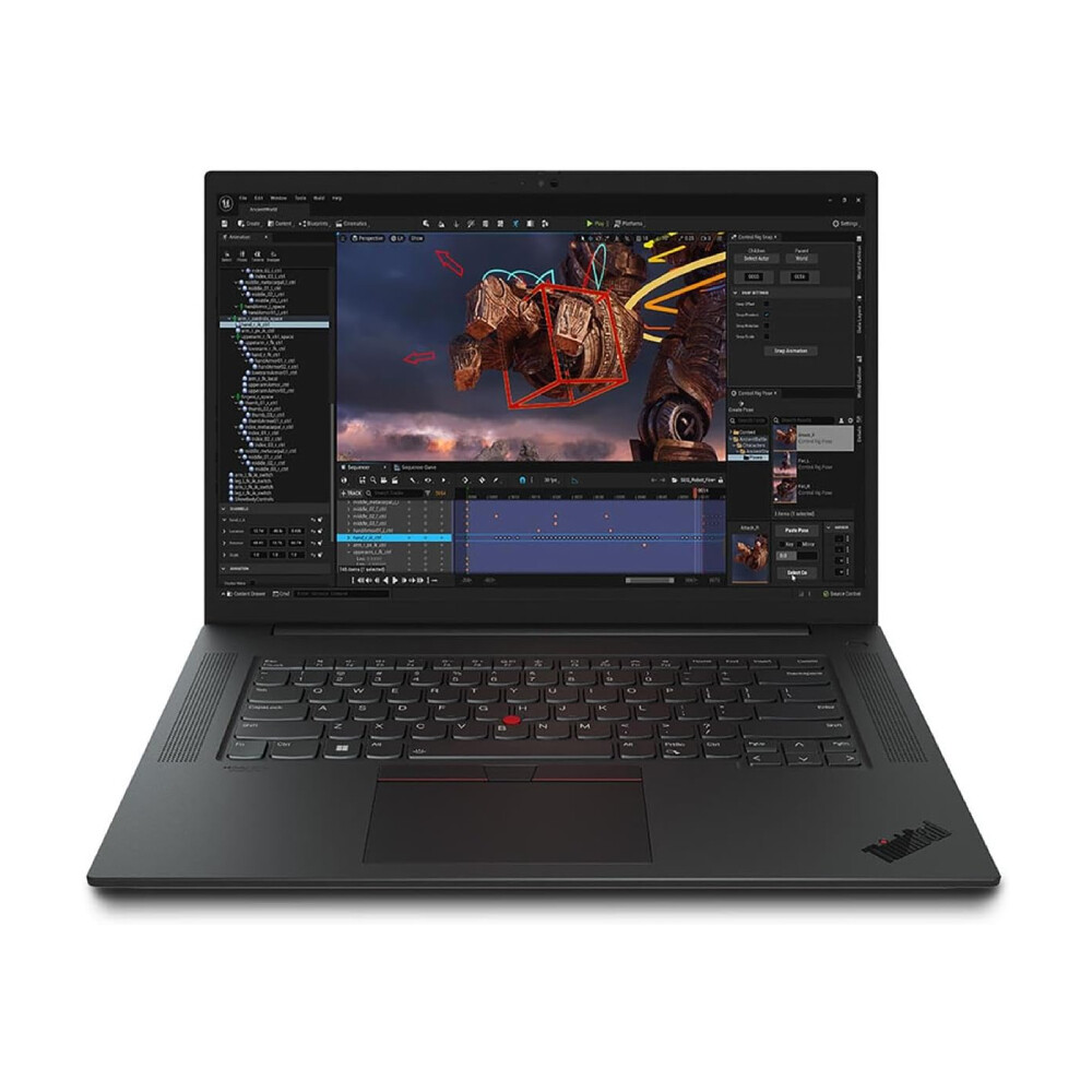 

Ноутбук Lenovo ThinkPad P1 Gen 6, 16", 32ГБ/1ТБ, i7-13700H, RTX 2000 Ada, 21FV001GUS, черный, английская клавиатура